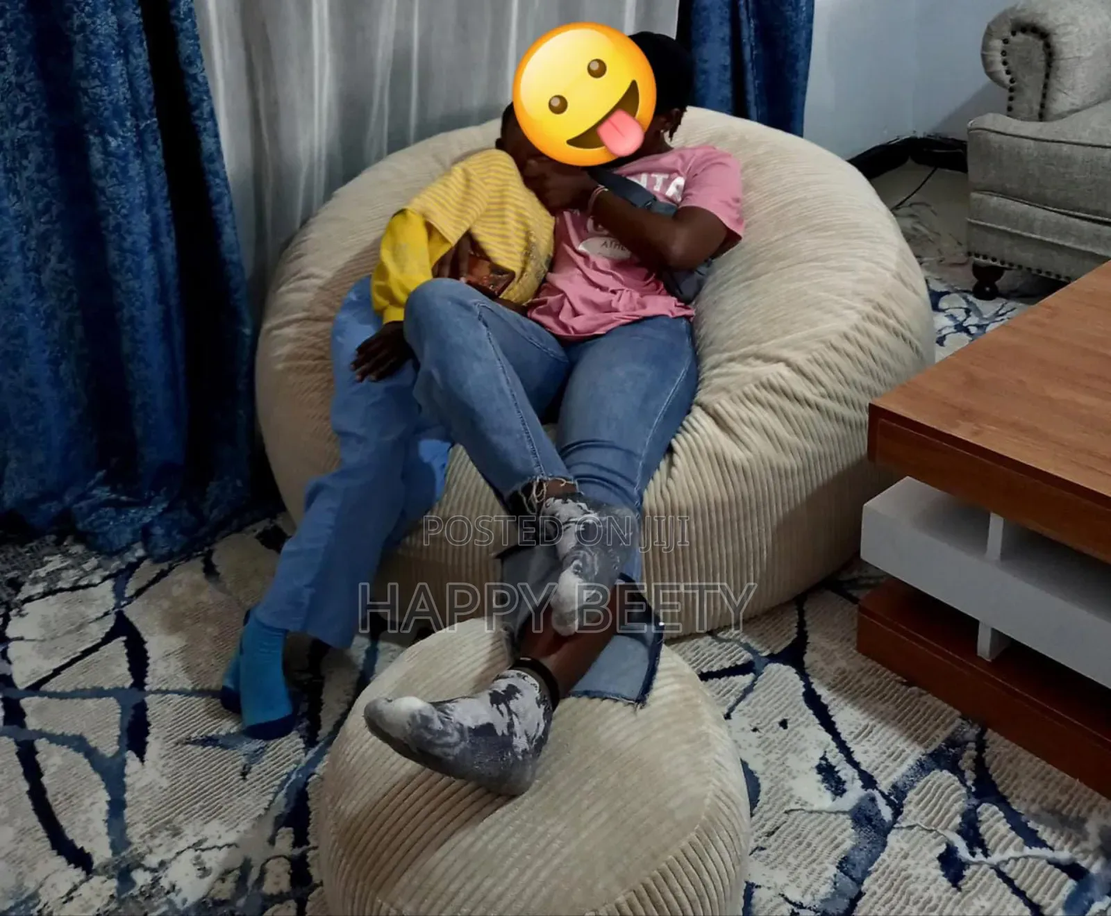 Fluffy Beanbag Seat