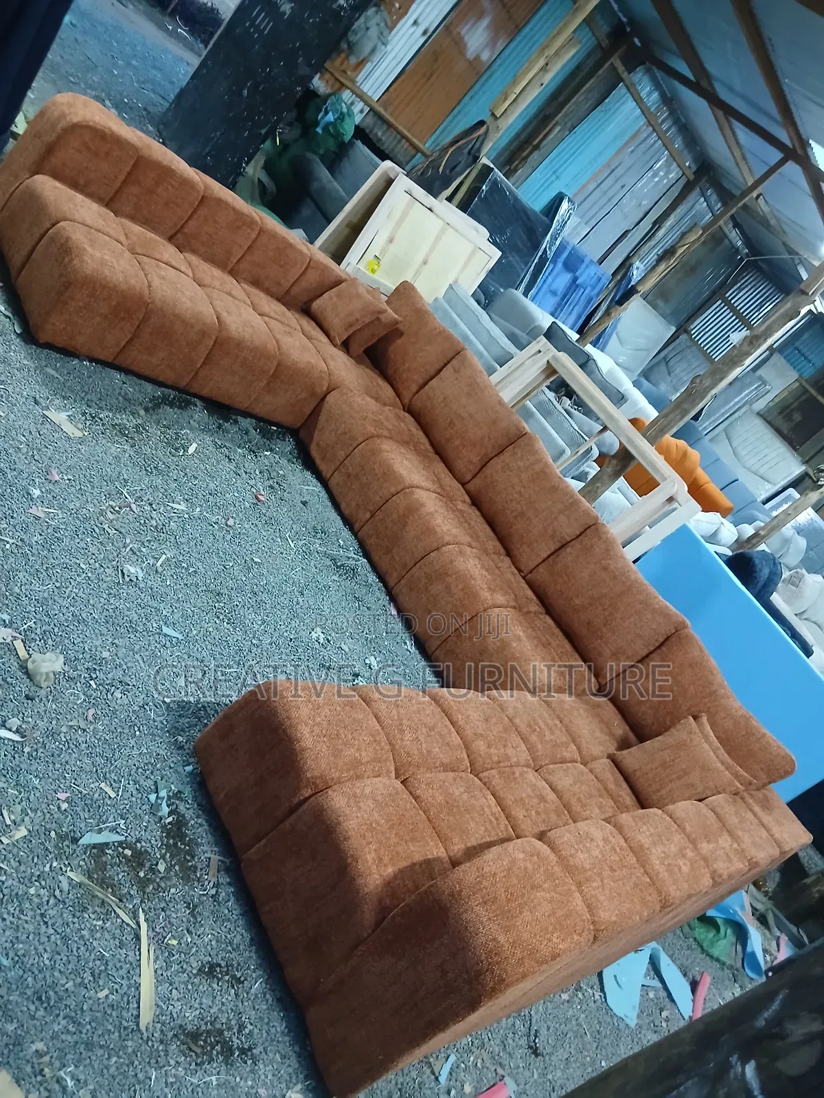 Luxury Bubble U-Shape 12-Seater Sofa – Modern Plush Comfort 