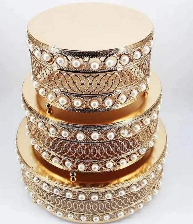 3pcs Iron Top Cake Stand