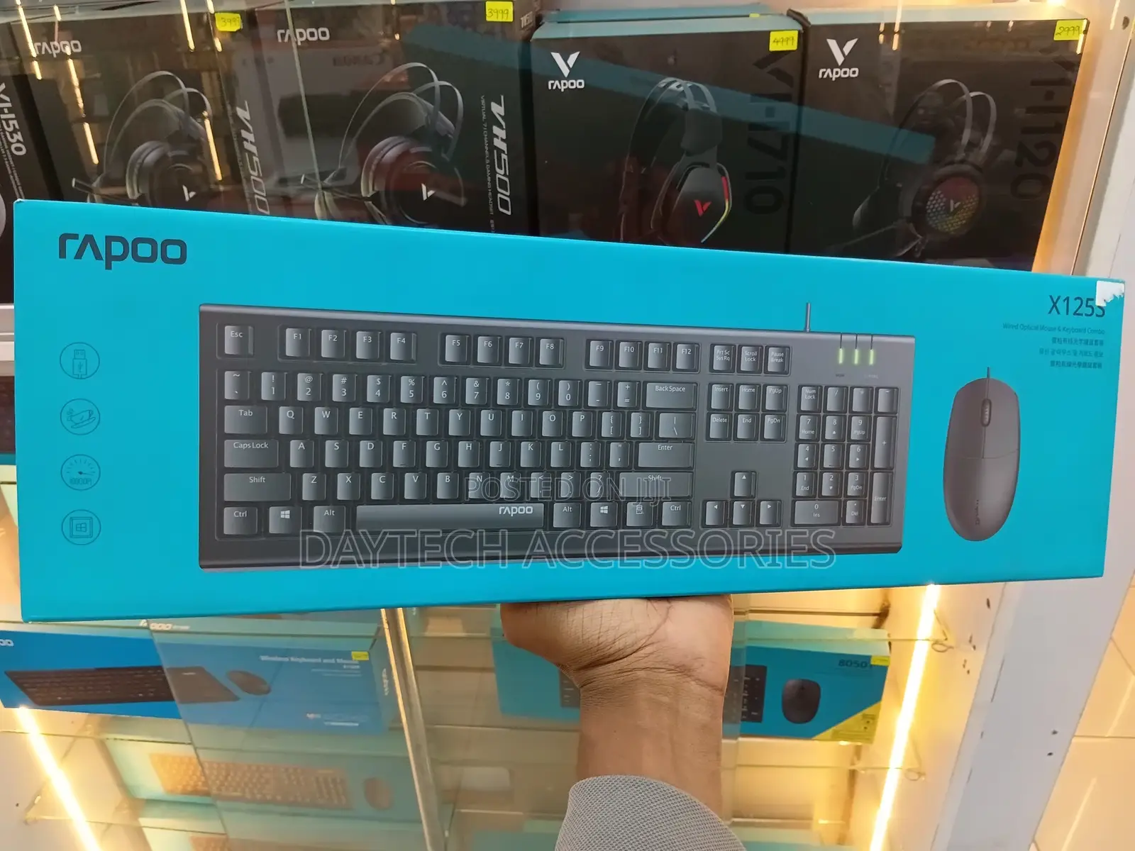 This Is a Rapoo X125s Wired Keyboard and Mouse Combo.