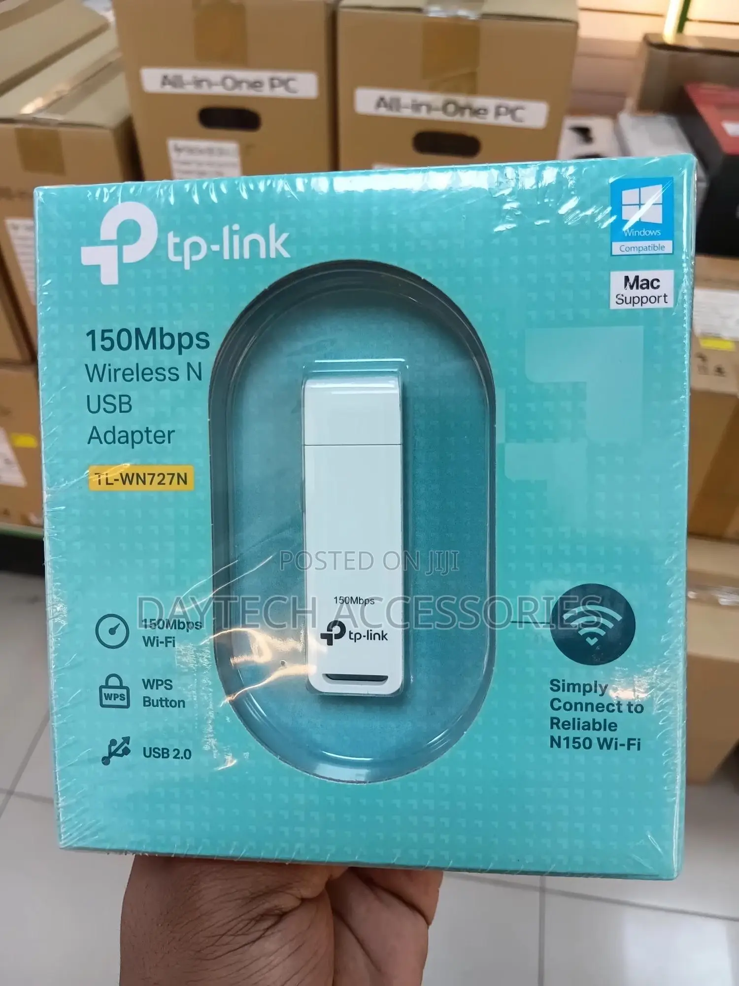 Tp-Link Tl-Wn727n 150mbps Wireless N Wifi Usb Adapter.