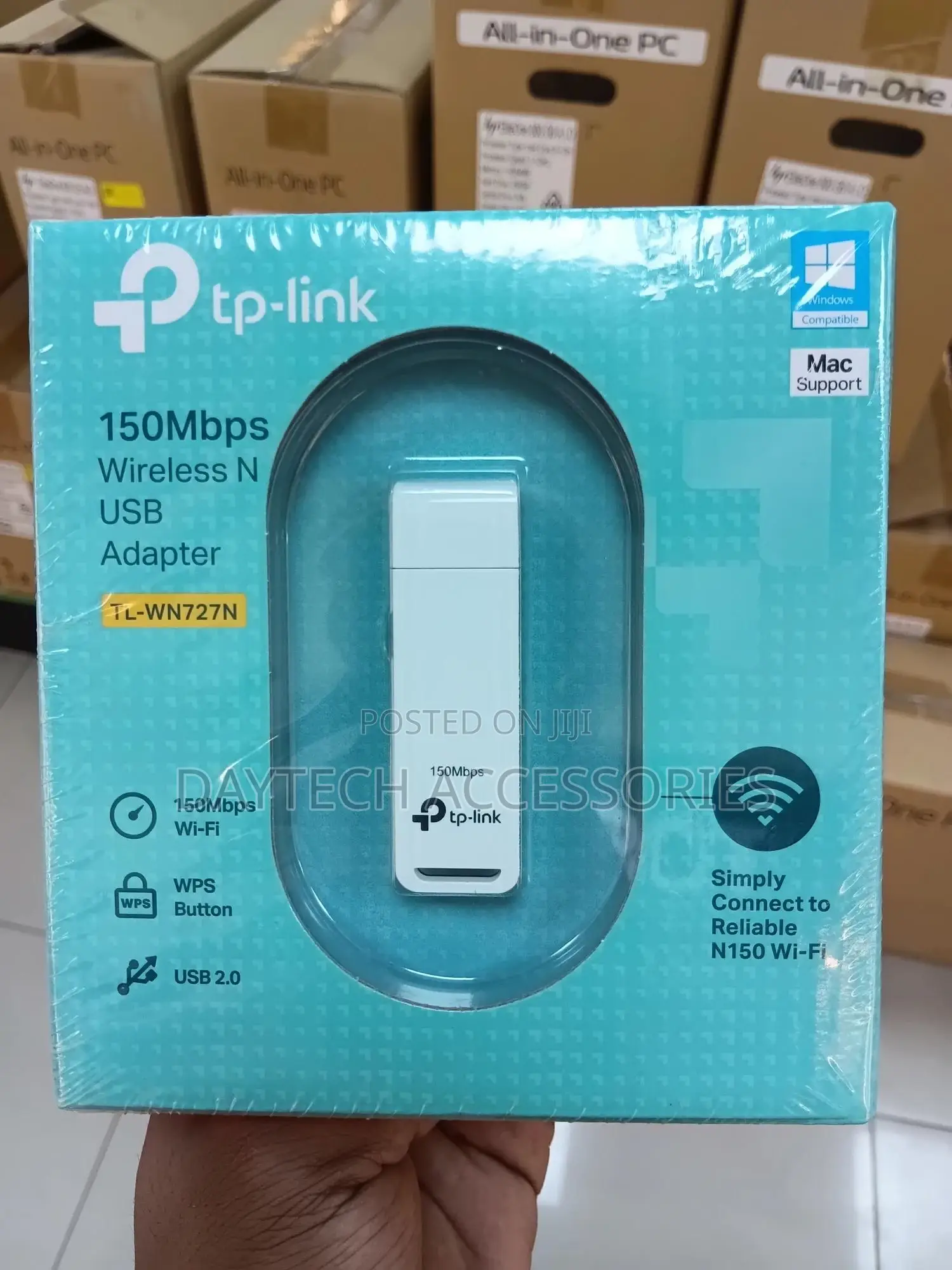 Tp-Link Tl-Wn727n 150mbps Wireless N Wifi Usb Adapter.