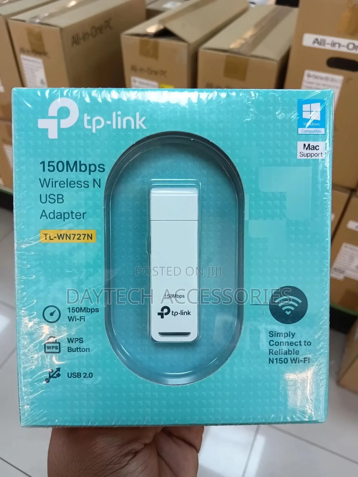 Tp-Link Tl-Wn727n 150mbps Wireless N Wifi Usb Adapter.