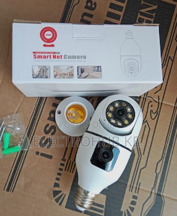 Dual Lens Bulb Camera V380 Pro