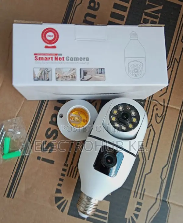 Dual Lens Bulb Camera V380 Pro