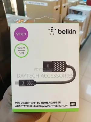 Belkin Mini Displayport to Hdmi Adapter (Model F2cd079bt) - Black