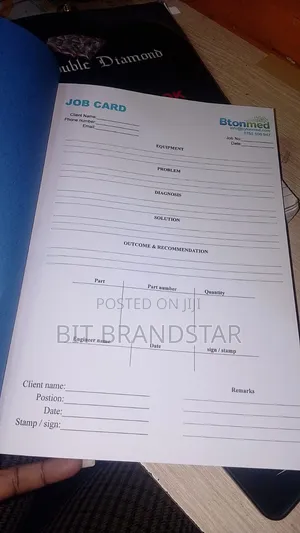 Job Cards Printing