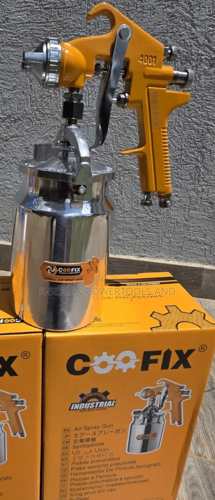 Coofix Manual Paint Sprayer/Air Spray Gun