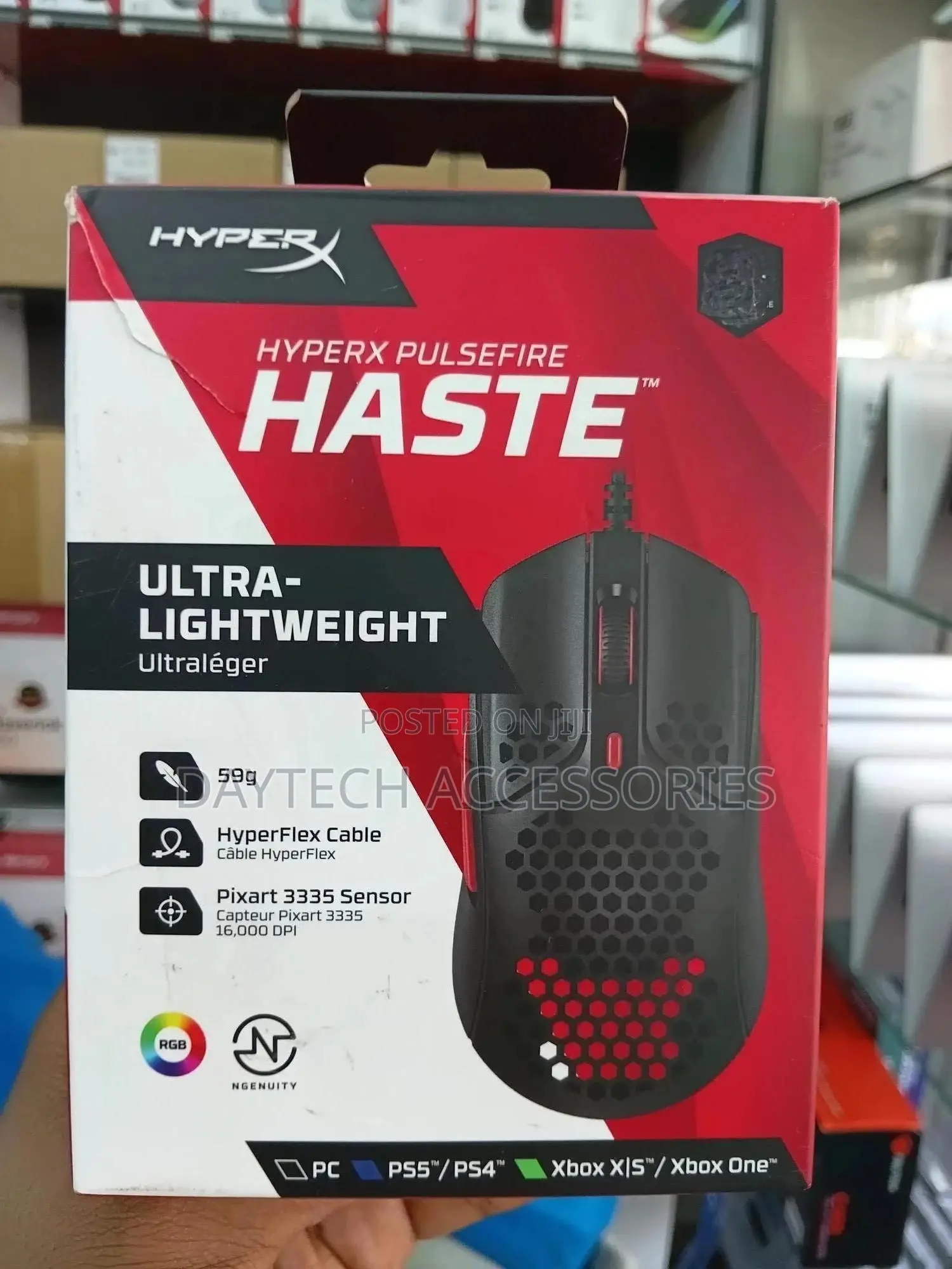 Hyperx Pulsefire Haste 2 Wired Gaming Mouse - Black