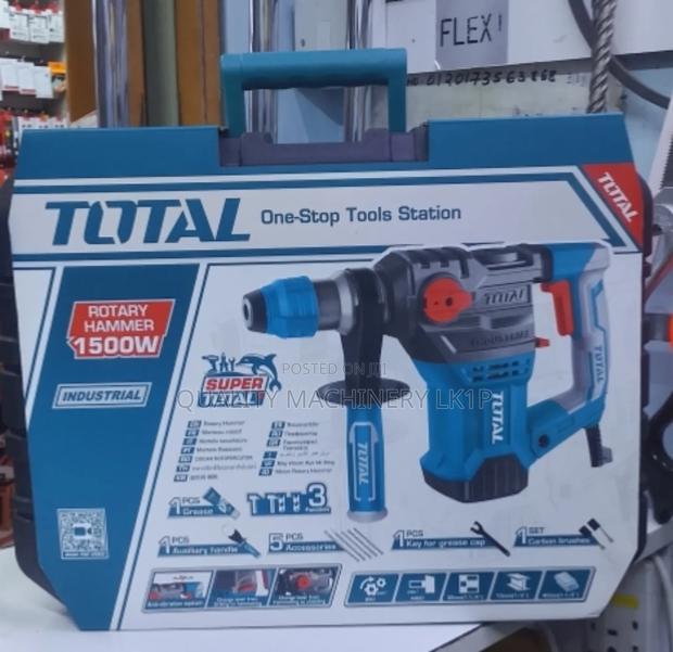 Powerful 1500w Rotary Hammer – Concrete Drilling Demolition Machine
