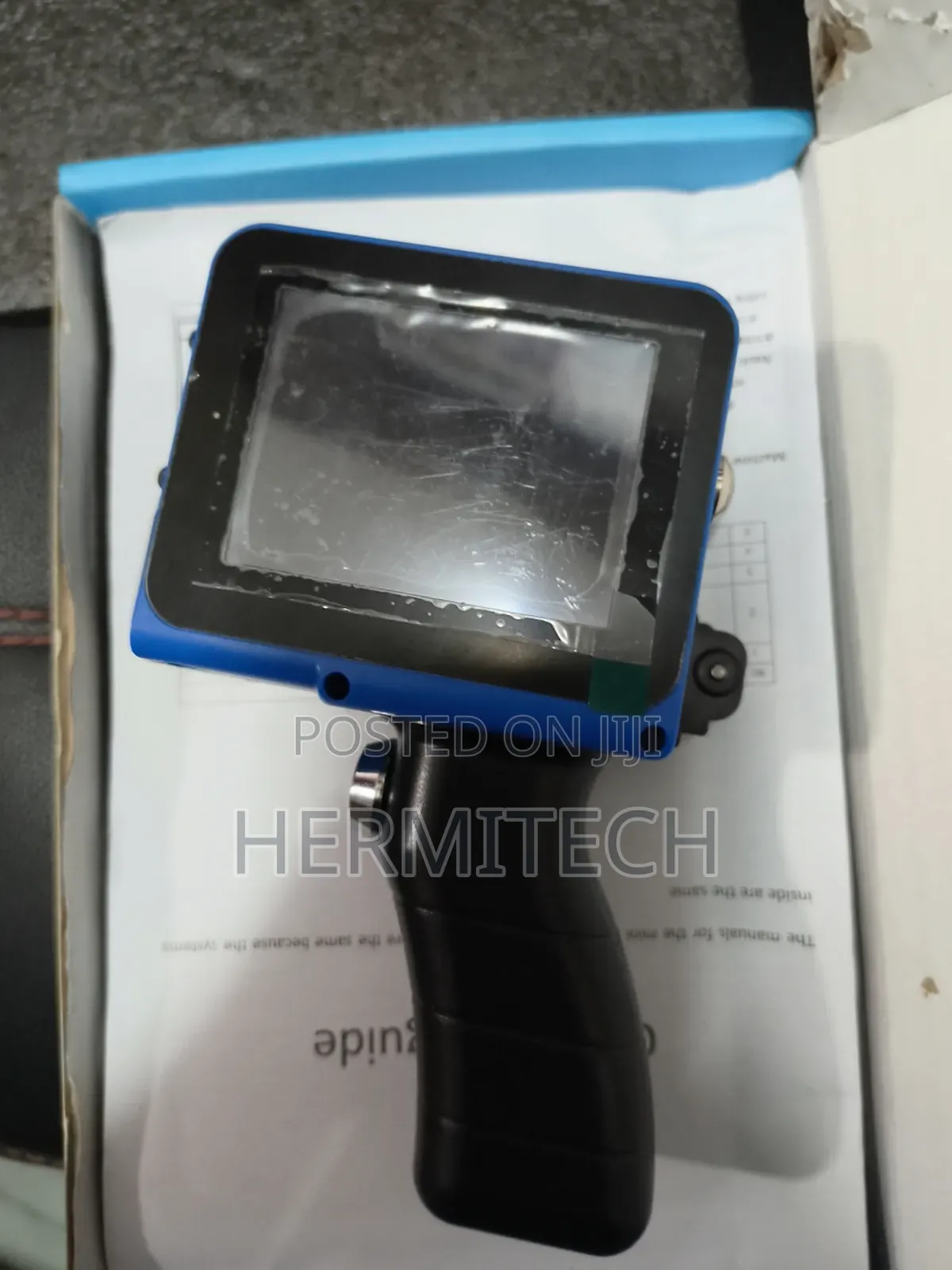 Mini Blue Handheld Inkjet Printer Coding Machine