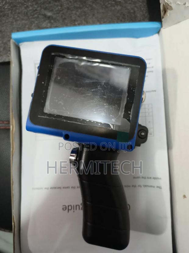 Mini Blue Handheld Inkjet Printer Coding Machine