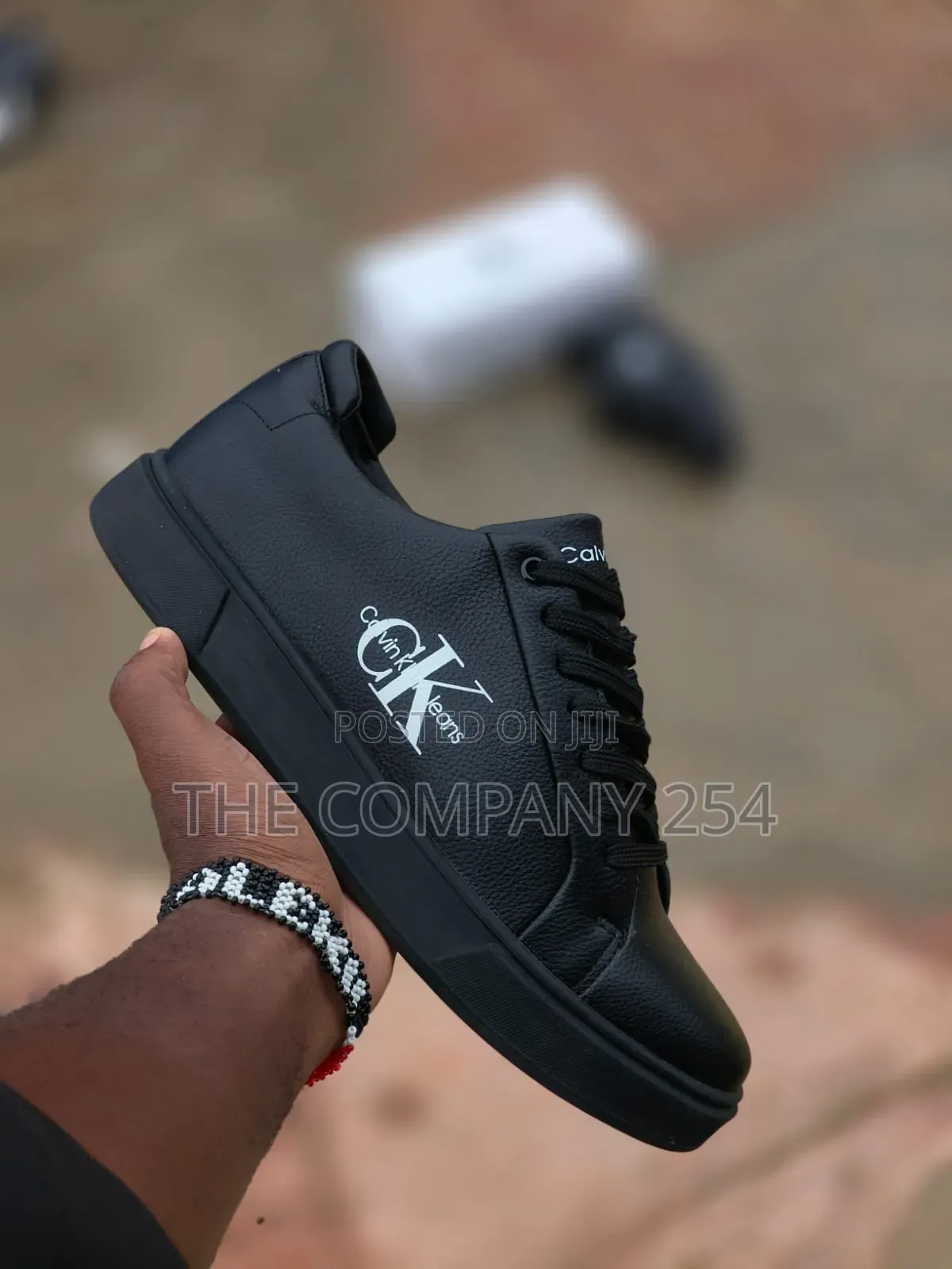 Quality Leather Smart Casual Calvin Klein Rubber Sole Shoes