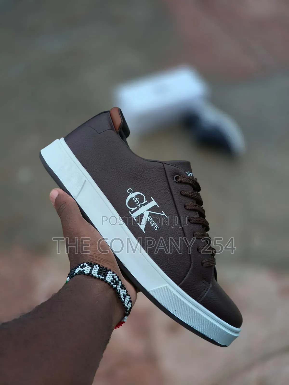 Quality Leather Smart Casual Calvin Klein Rubber Sole Shoes