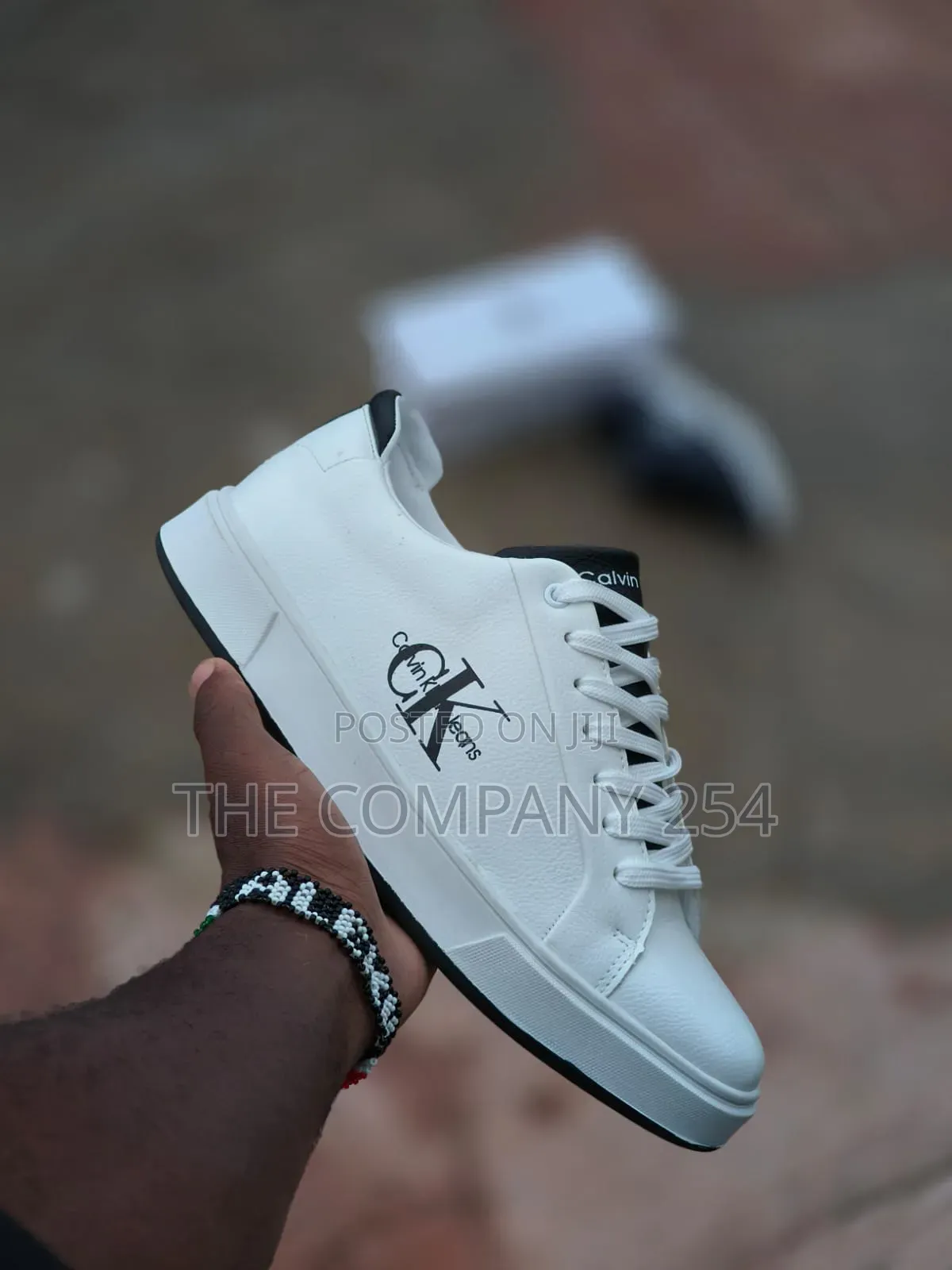 Quality Leather Smart Casual Calvin Klein Rubber Sole Shoes