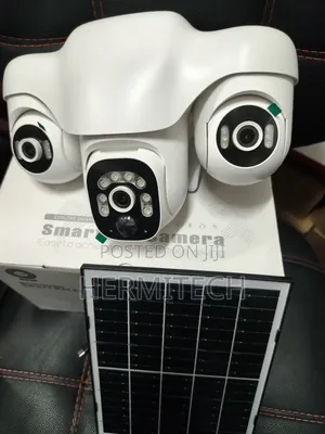 Three Lens Three PTZ Cameras Solar Newest Version