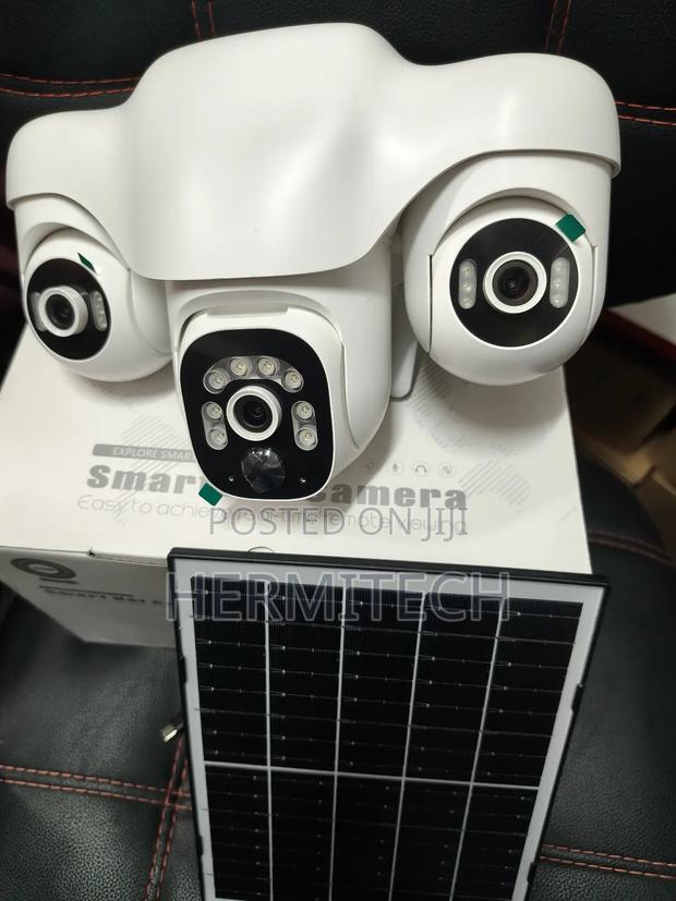 Three Lens Three PTZ Cameras Solar Newest Version - thumbnail 2