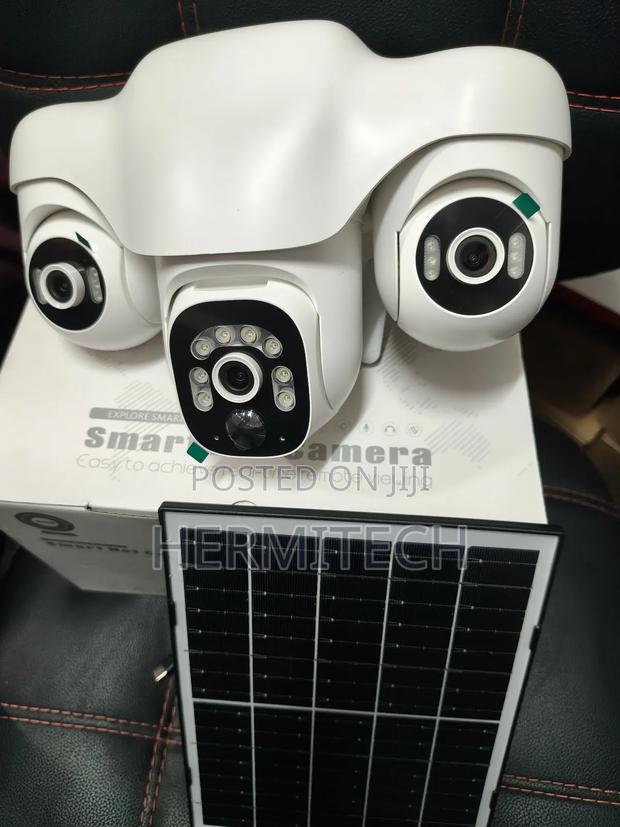 Comprehensive Triple Lens 4g Solar Powered PTZ CCTV