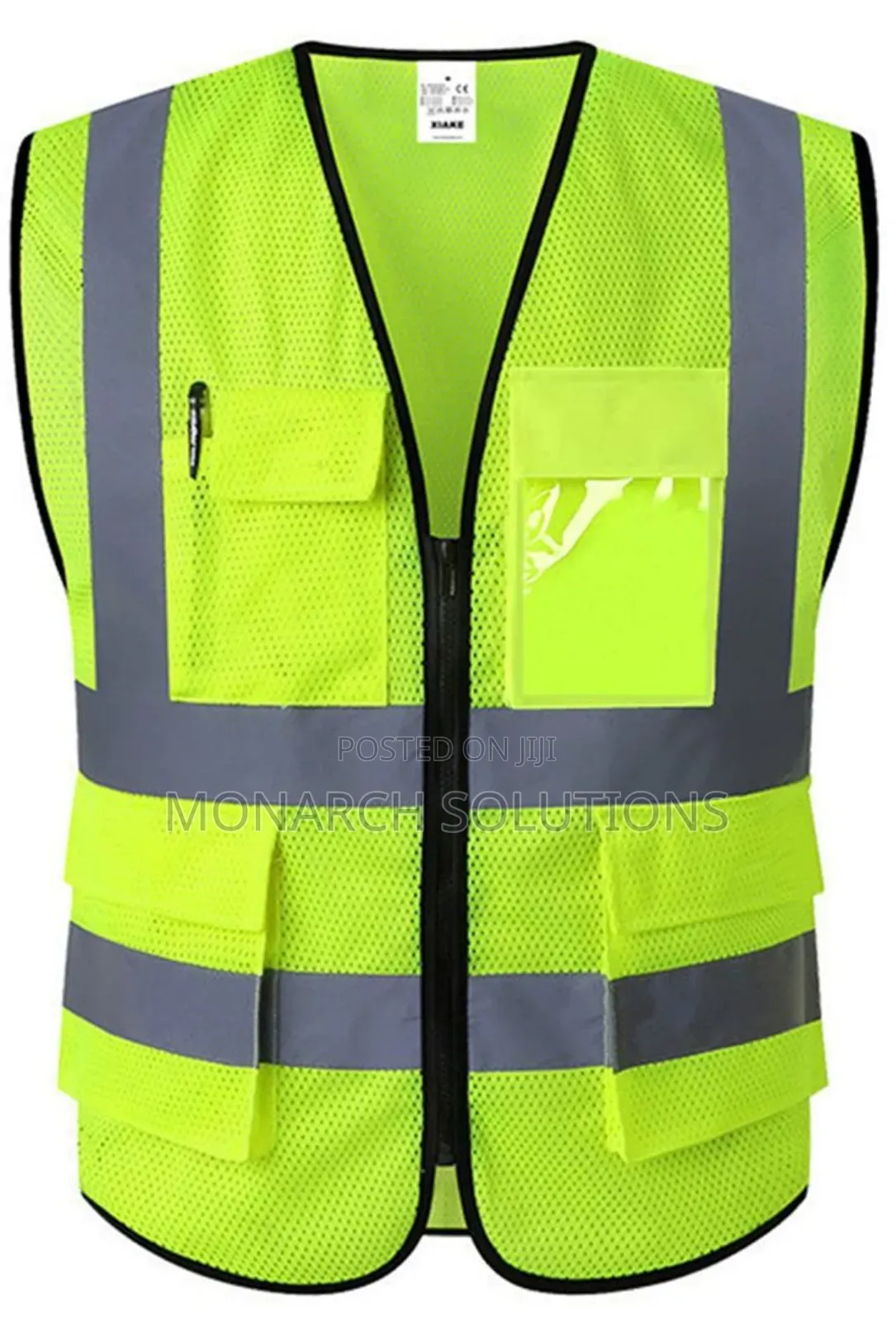 Executive Netted Green Reflector Vest
