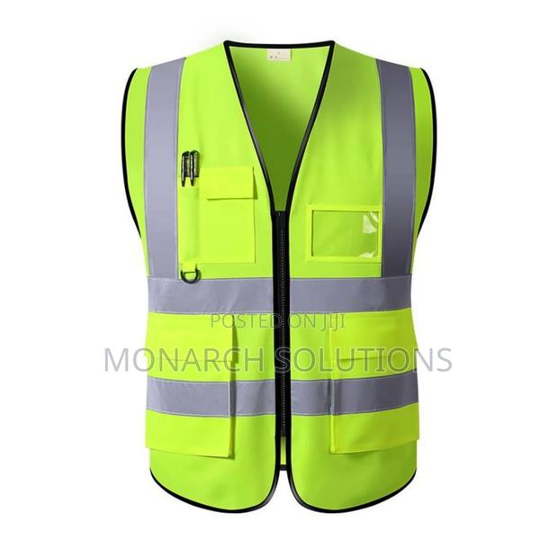 Pen Holder Green Reflector Vests - main view
