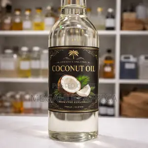 Pure Coconut Oil – 500ml for Hair Care Cosmetic Production