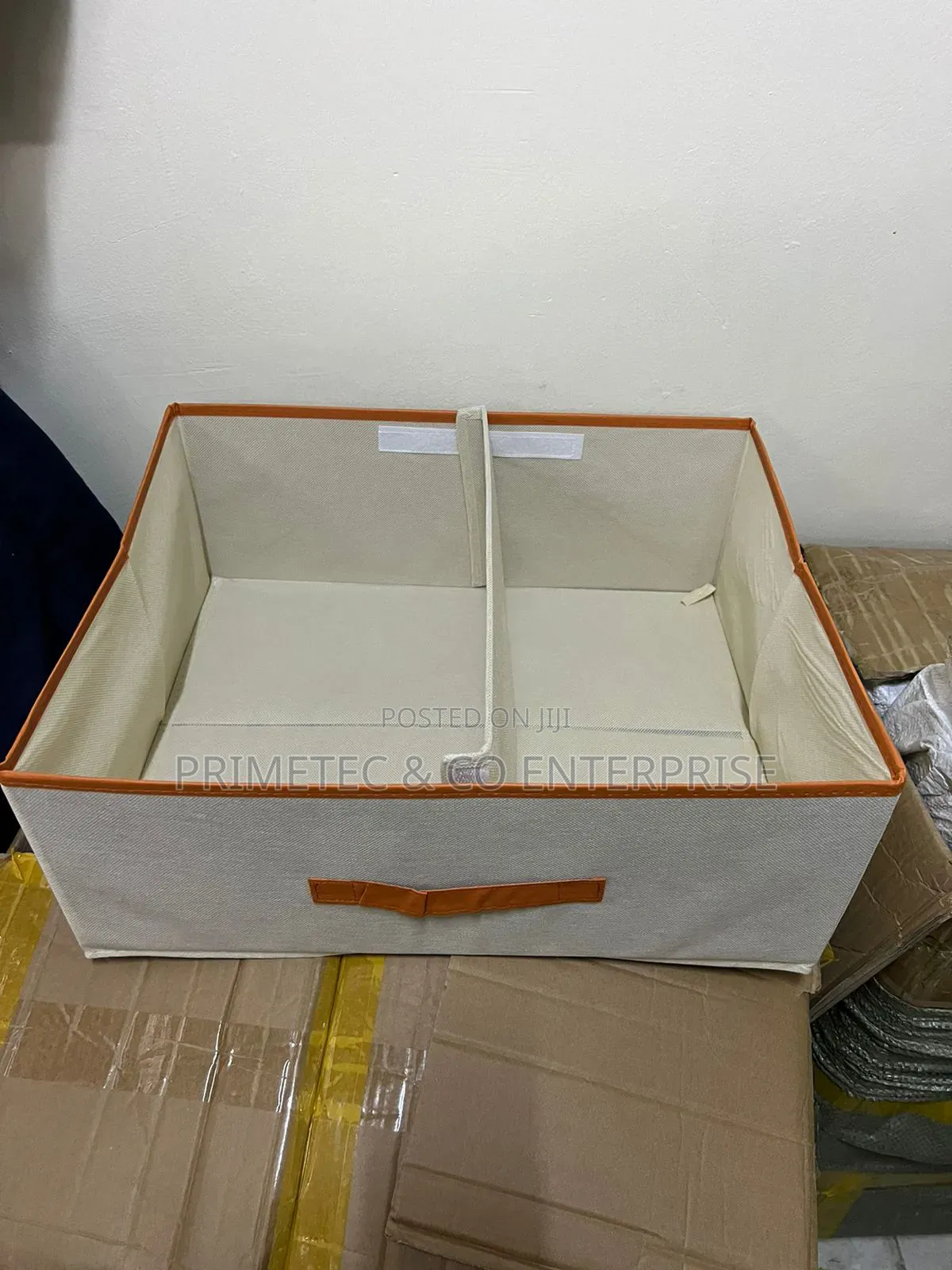 Partitioned Closet Organizers 
Beige
Real Pic Attached