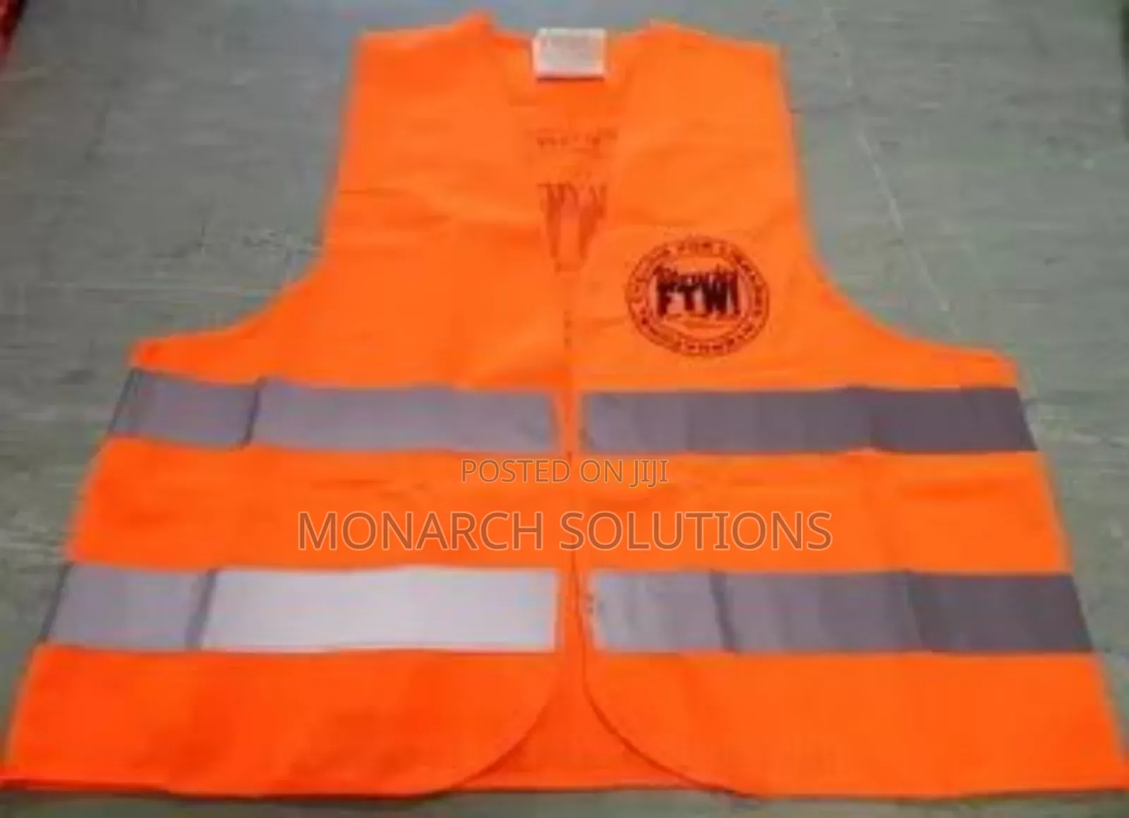 Normal Orange Reflector With Pocket Logo