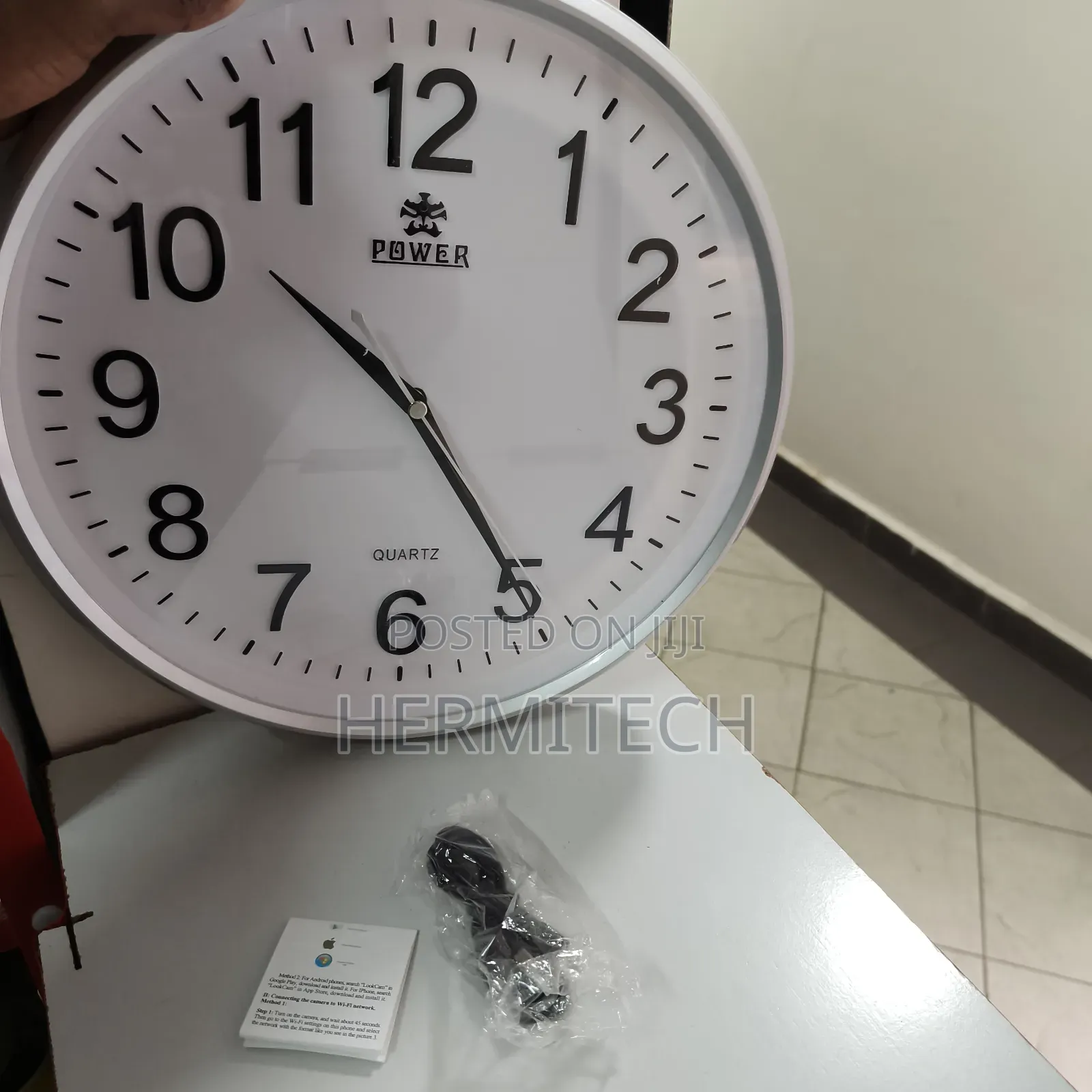 Wall Clock Surveillance Camera CCTV Hidden Spy Wall Clock