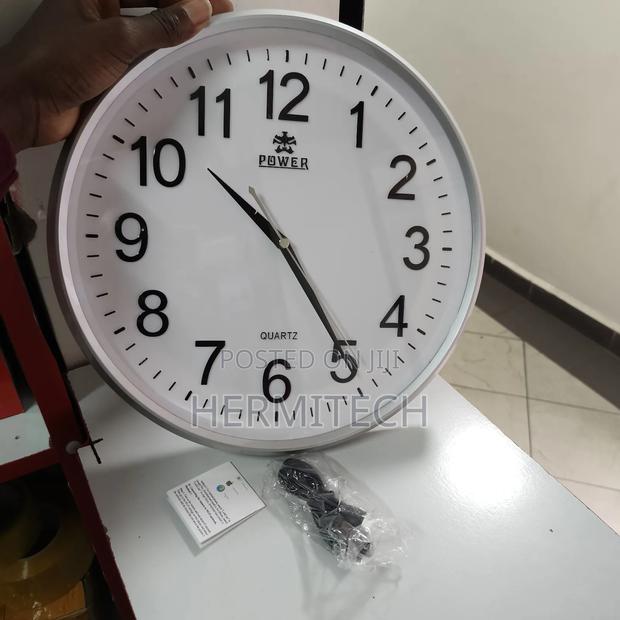 Wall Clock Surveillance Camera CCTV Hidden Spy Wall Clock - thumbnail 2
