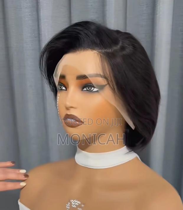 Human Malaysian Pixie Wig - main view