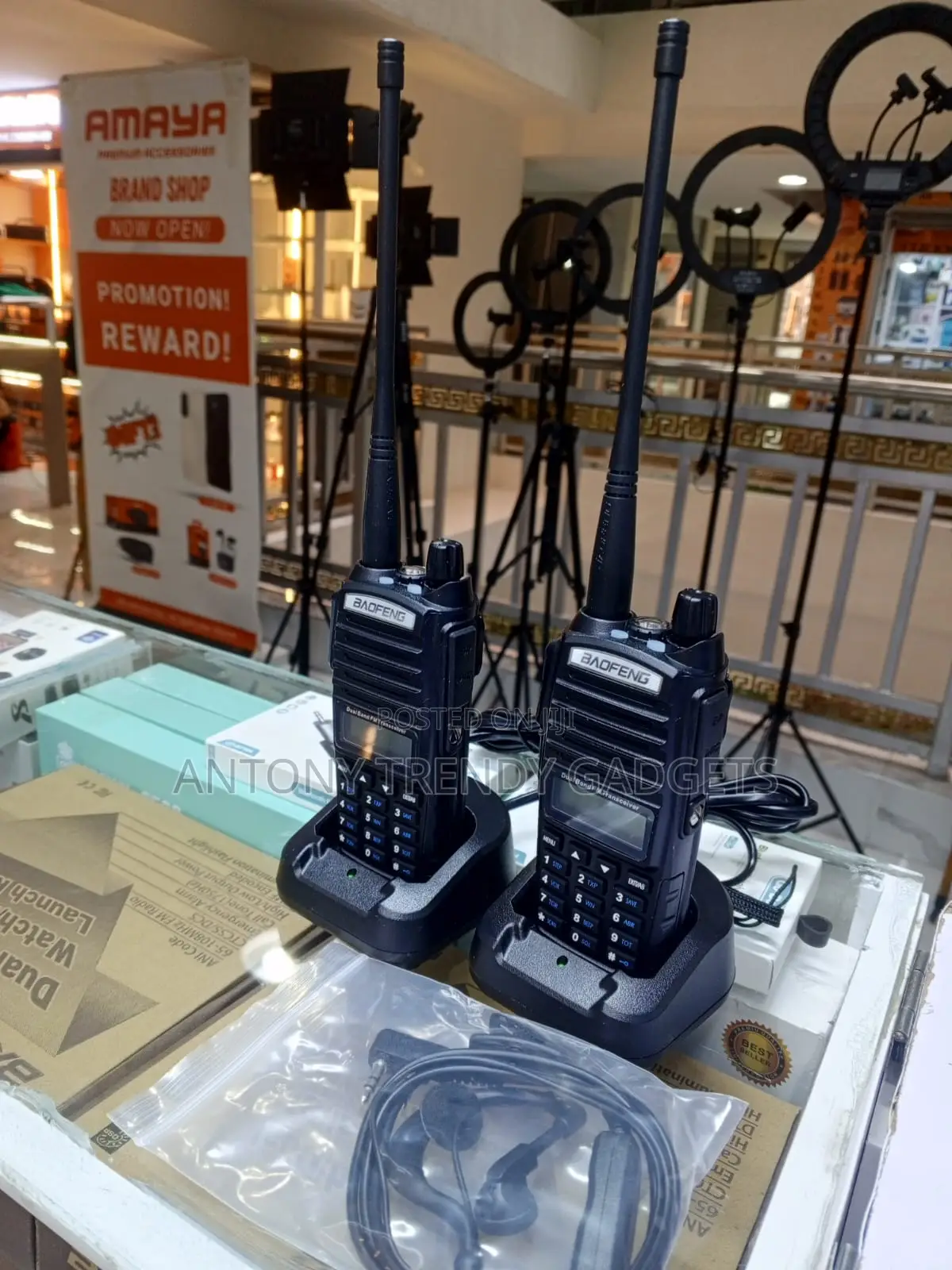 2-Pack Uv-82 Dual-Band Two-Way Radio, Baofeng Uv-82 Walkie Talkie