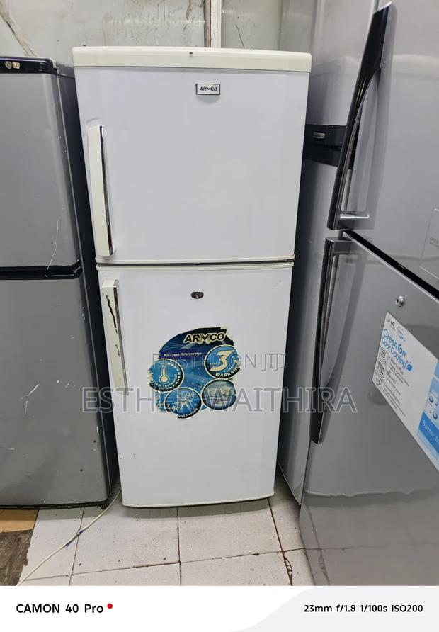White Armco Double Door Fridge