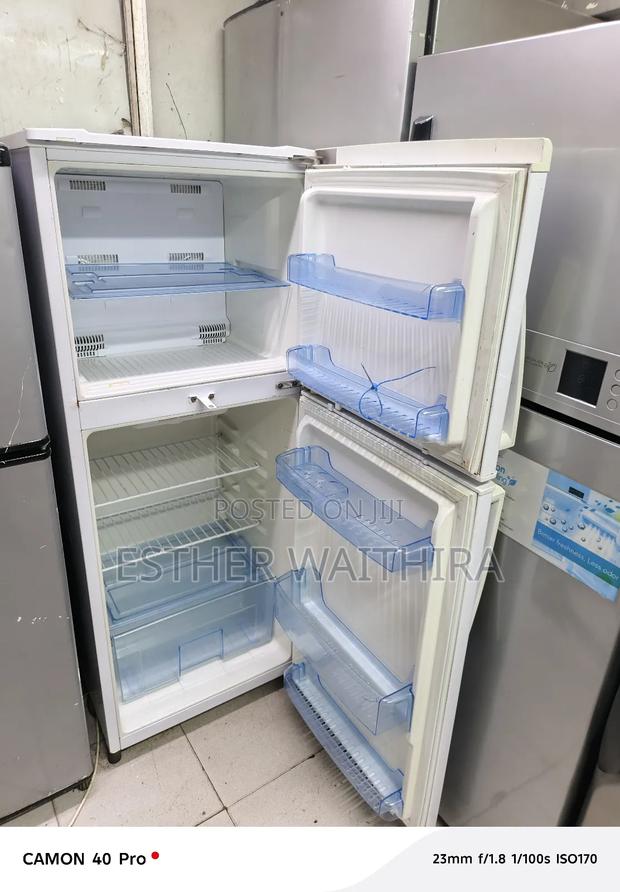 White Armco Double Door Fridge - thumbnail 2