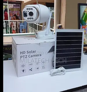 Ubox 4g Solar Camera | PTZ 1080p Sim | Outdoor Witn Night Vision