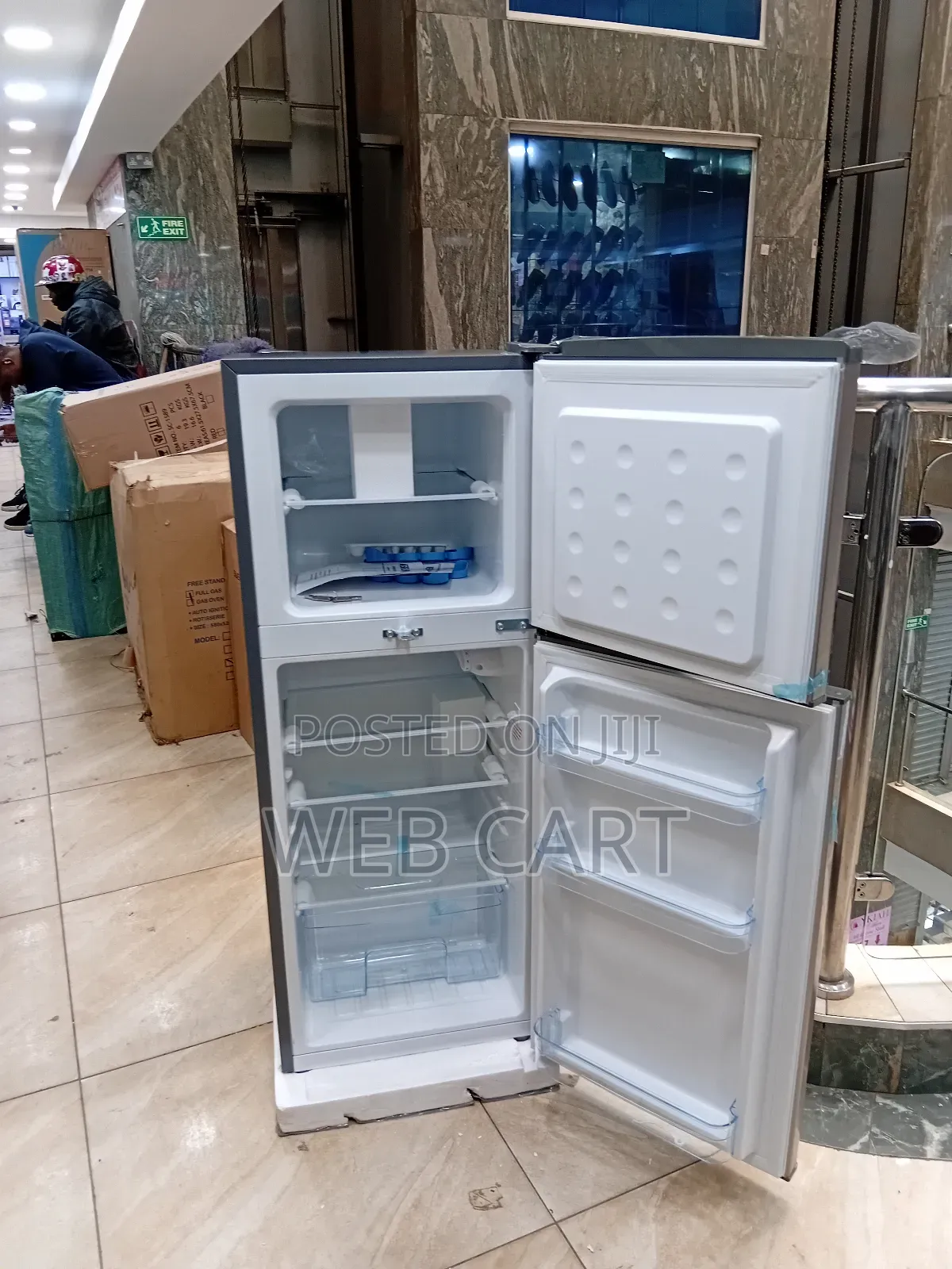 Bruhm 120 Litres Space Saving Double Door Refrigerator