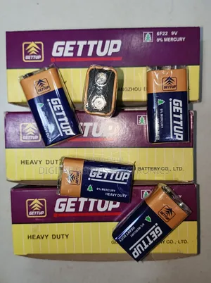 Gettup 9 V Battery (1 Pack)