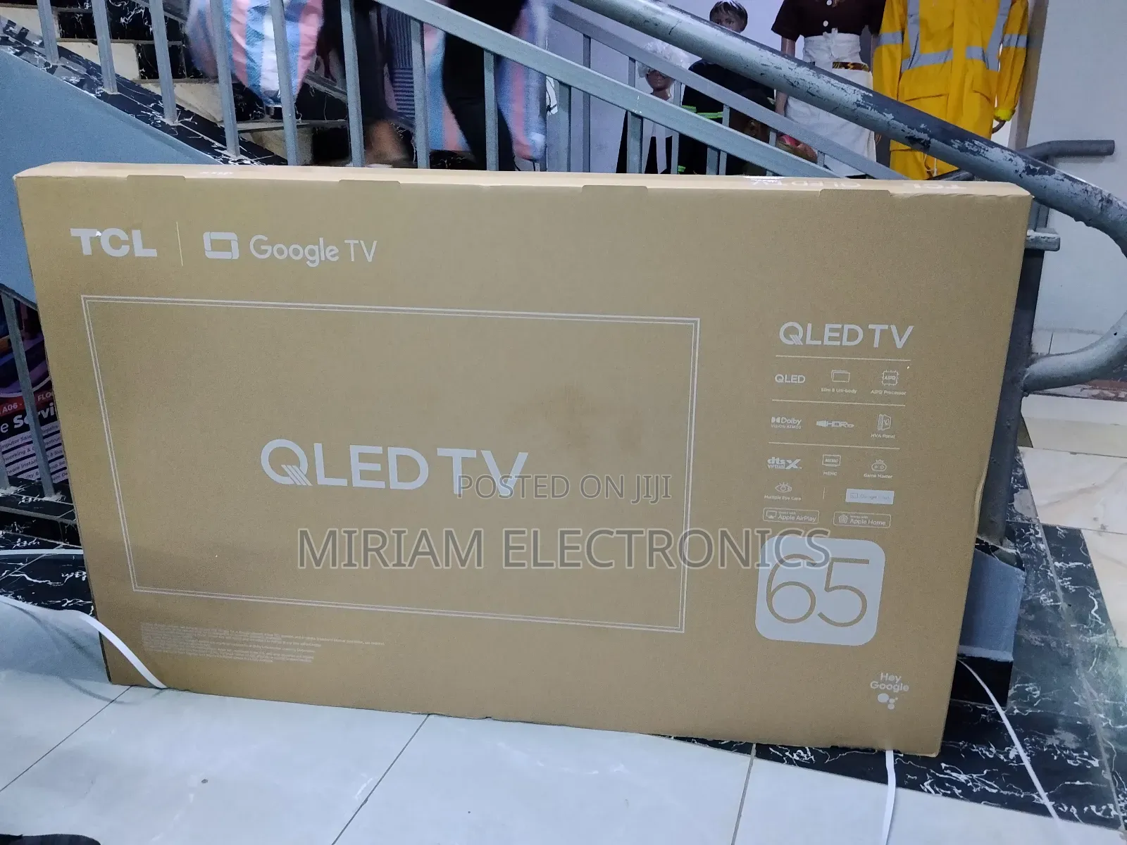 TCL 65t6d-65’’ Qled Ultra Hd HDR Frameless Google Tv, Smart Fire Tv