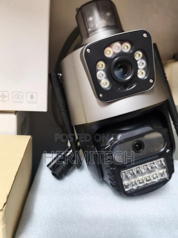 Full-Scene View Dual Lens 4g Electric Model CCTV Ethernet Cable - thumbnail 2