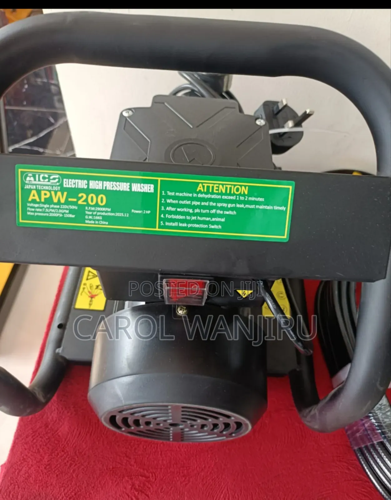 Quality Aico Portable Carwash/Aico Portable Car Wash