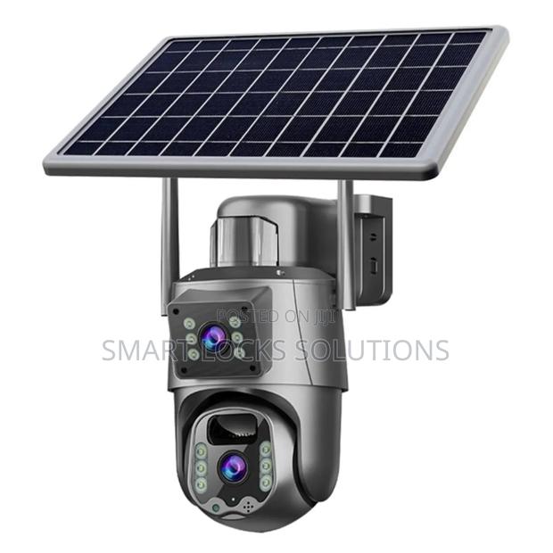 V380 Pro Dual Lens Ai Solar Camera - main view