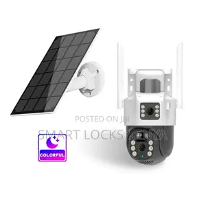 V380 Pro Dual Lens Ai Solar Camera