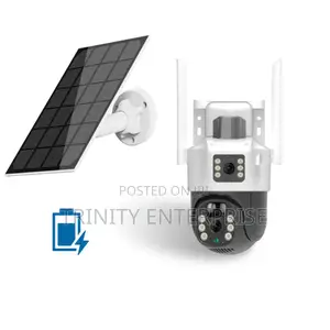 V380 Pro Dual Lens Ai Solar Camera