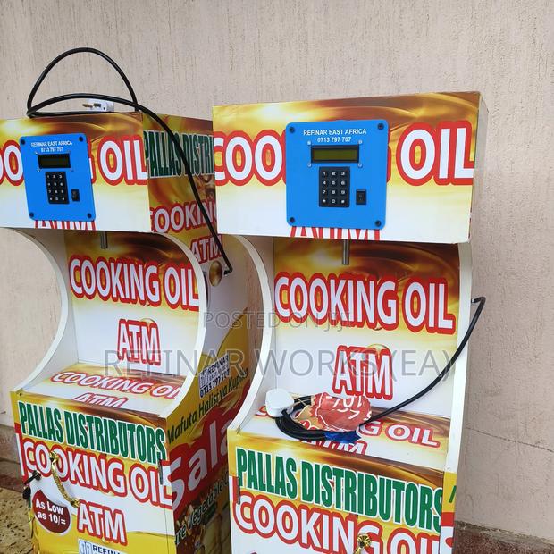 Hygienic Salad Oil Atm Machine With Sales Monitoring