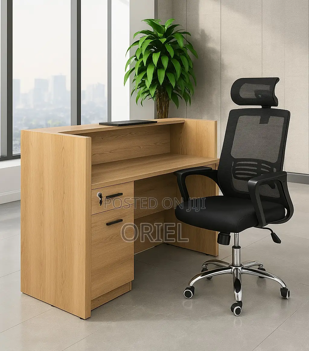 Office Desk : Office 160cm Reception Welcoming Desk