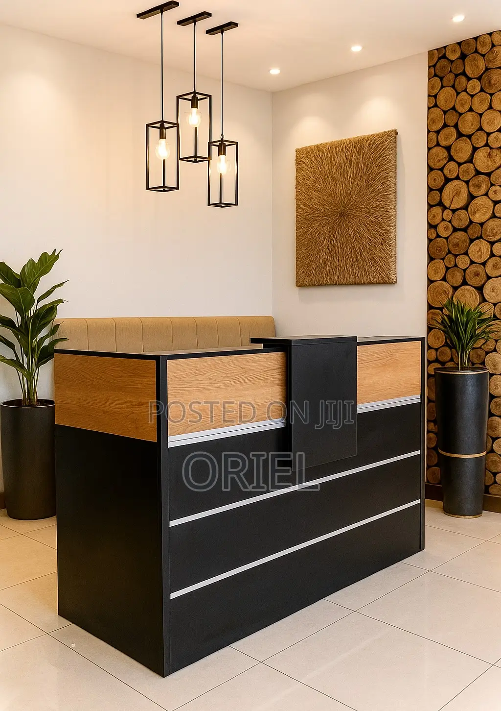 Office Desk : Office 160cm Reception Welcoming Desk