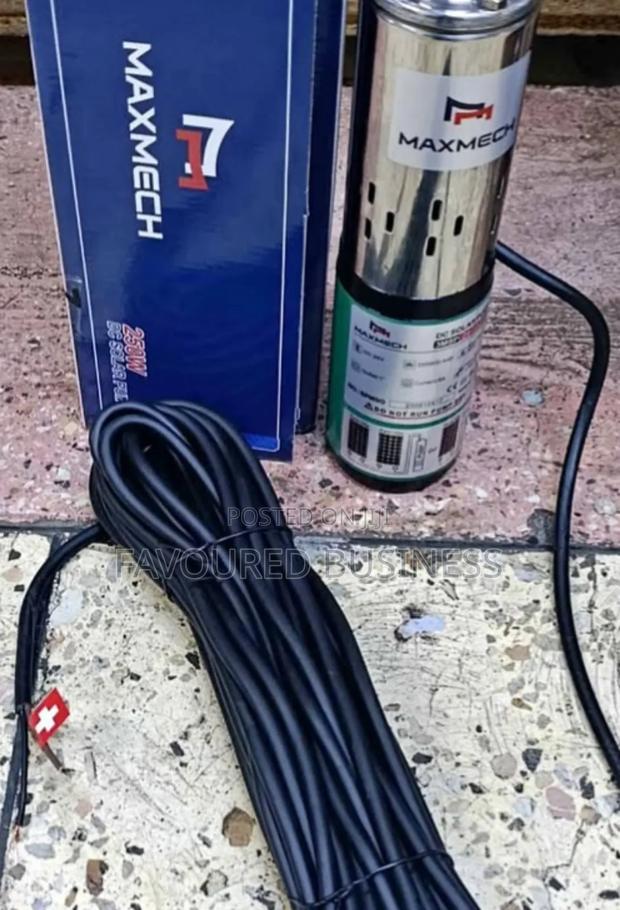 Available 250watts /24v Submersible Maxmech Solar Pump