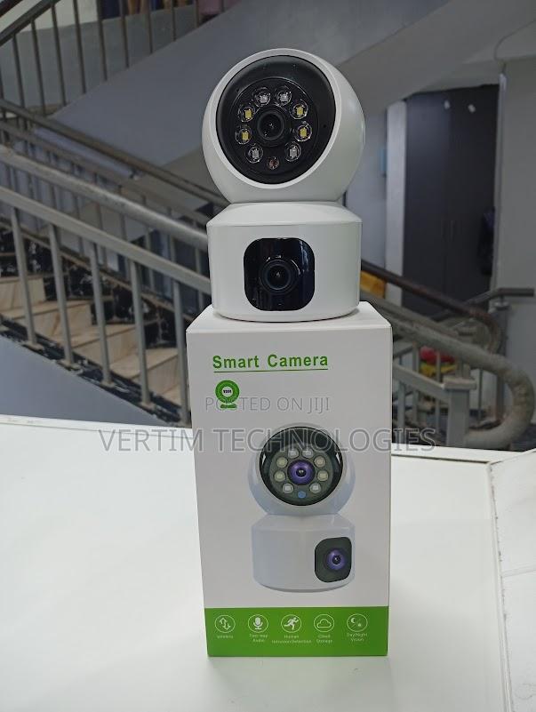 Dual Lens Wireless 4g Simcard PTZ Camera With Full Color