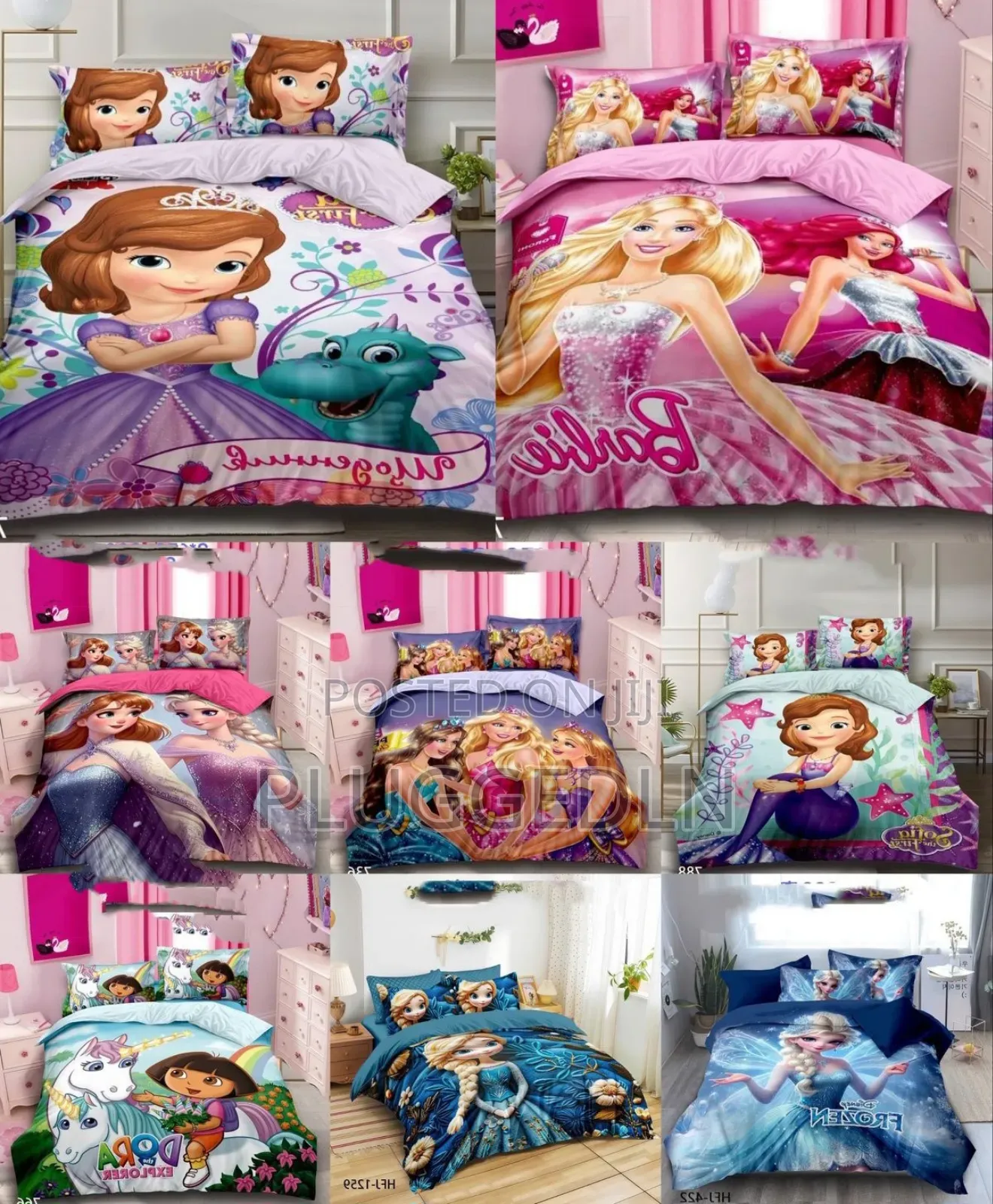 “Cartoon Duvet 4×6 – Kids Bedding Set”
