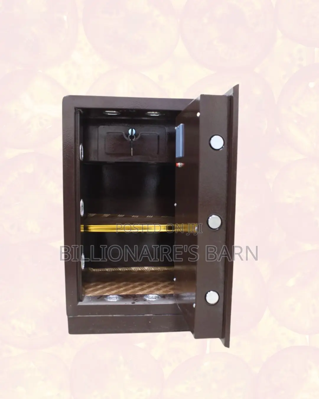 Fireproof Biometric Safe 70 Kg Programmable Keypad -dual Alarm Modern