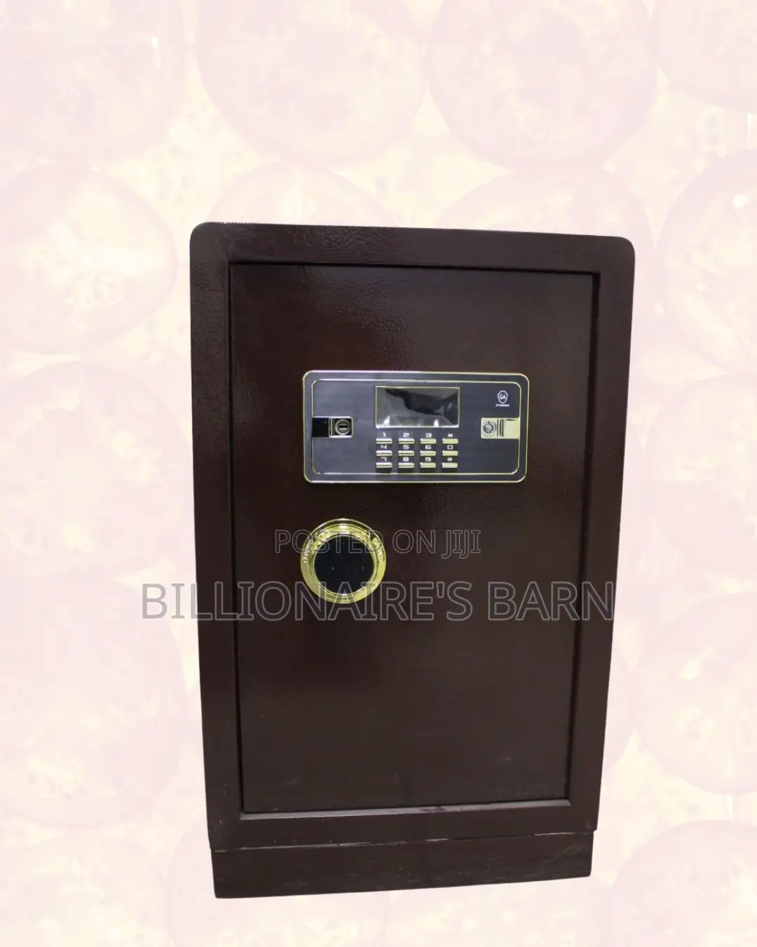 Fireproof Biometric Safe 70 Kg Programmable Keypad -dual Alarm Modern